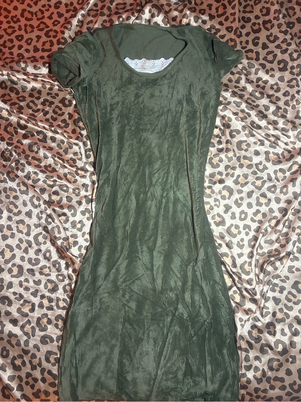 ⭒ homemade sage green long dress